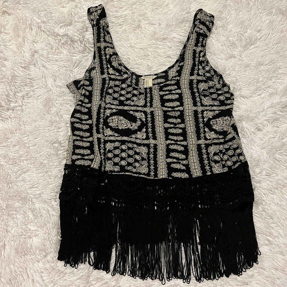 Fringe Tank Top